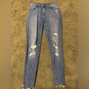 Pace in high rise skinny jegging in size 27